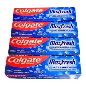Colgate MaxFresh Toothpaste - Cool Mint (Blue & Red)